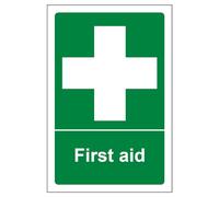 First Aid General Panneau de sécurité refermable 100 x 150 mm