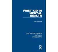 First Aid In Mental Health