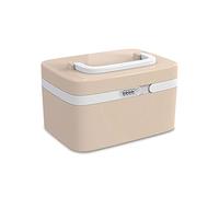 First Aid Kit 10,94 pouces en plastique boîte de premiers secours mot passe médicale trousse soins domestique à médicaments avec serrure rangement Box(B)