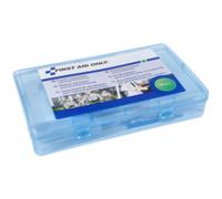 First Aid Only plaster set « catering/commercial » (100 pièces) | 100 plâtres de tailles et de formes différentes dans une boîte de plâtre refermable | P-10026