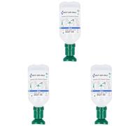 First Aid Only Flacon de rinçage oculaire 500 ml de solution de chlorure de sodium (0,9%), Douche oculaire de premiers secours avec solution saline, P-44011 00 (Lot de 3)