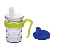 First Aid Only Gobelet à bec, 2 embouts pour liquides et purées, poignée amovible, passe au microonde, 200 ml, P-10013