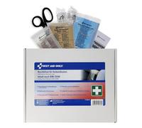 First Aid Only Kit de recharge DIN 13169 pour trousses de premiers secours et trousse de premiers secours | 127 pièces conforme à la norme DIN 13169:2021 pour les lieux de travail et les chantiers de