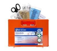 First Aid Only Trousse de Secours à Poignée Séparations/Fixation au Mur/Vis/Ancrages Inclus Orange