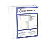 First Aid Only Rouleau de pansements 5 mètres x 6 cm | Pansements en rouleau dans une boîte distributrice pratique | Pansements découpables en lot économique | Doux pour la peau et sensibles | P-10041