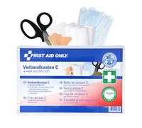 First Aid Only Trousse de premiers secours C DIN 13157 | Trousse de premiers secours pour entreprises, véhicules et ménages, conformément à la norme DIN 13157:2021 | P-10018
