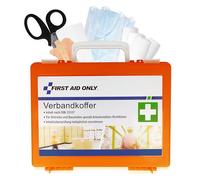 First Aid Only Trousse de Secours à Poignée Din 13157 Séparations Fixation au Mur Vis/Ancrages Inclus Orange P-10020