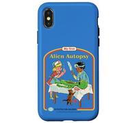 First Alien Autopsy Sarcastic Retro Funny Adult Humor Coque pour iPhone X/XS