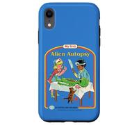 First Alien Autopsy Sarcastic Retro Funny Adult Humor Coque pour iPhone XR