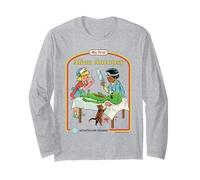 First Alien Autopsy Sarcastic Retro Funny Adult Humor Manche Longue