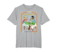 First Alien Autopsy Sarcastic Retro Funny Adult Humor T-Shirt, Homme Grandes Tailles, Gris Chiné, 4X Tall