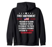 First Amendment Freedom of Speech 1st Amendment US Democracy Sweat à Capuche