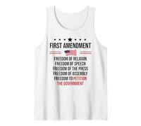First Amendment Freedom of Speech Free Press 1st Amendment Débardeur