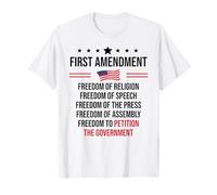 First Amendment Freedom of Speech Free Press 1st Amendment T-Shirt