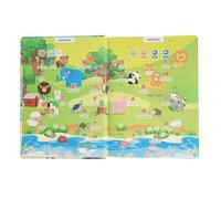 First Anglais Sound Toy, Développement De La Parole, 19.8x26,8 Cm, Jouet D'apprentissage Pour Bébé, Livre De Discussion Électronique, Apprentissage Des Langues, Pour Le Développement De La Parole D'or