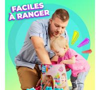 First Builders Mega Bloks Sac Rose 80 Briques