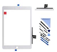 First Choose Écran tactile numériseur pour iPad 7 2019 7ème génération 10,2" A2197 A2198 A2200 avec adhésif pré-installé (sans bouton d'accueil, LCD non inclus) + outils (blanc)