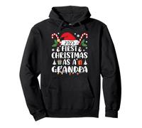 First Christmas As A Grandpa EST 2025 Family Matching Sweat à Capuche