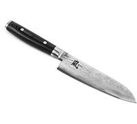 First Class Damas Yaxell Ran 69 Couteau de Fabriqué au Japon - 16,5 cm-Lame de Couteau Santoku en acier VG10 damassé 69 couches et manche en Micarta