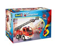 First Construction Camion De Pompier Grande Échelle-Revell