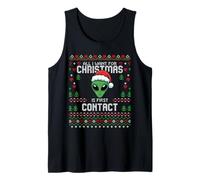 First Contact Pull de Noël UFO Ugly Xmas Débardeur