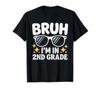 First Day Bruh I'm in 2nd Grade Lunettes de Soleil pour étudiant T-Shirt