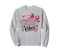 First Day of School Fourth Grade Vibes Sweatshirt