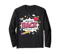 First Day of School Welcome Back I'm Glad You're Here Manche Longue