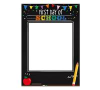 First Day School - Prop Back, épais durables premiers jours d'écoliers, cadeaux, montage du mur en perspex pour accrocher le paysage portrait | de signe de tableau à doub
