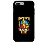 First Day Teacher Rockin' The Teacher Life Cute Women ABCD Coque pour iPhone 7 Plus/8 Plus