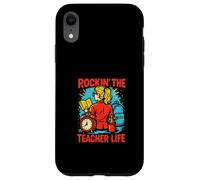 First Day Teacher Rockin' The Teacher Life Cute Women ABCD Coque pour iPhone XR