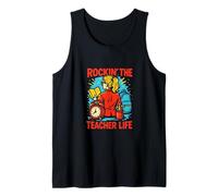 First Day Teacher Rockin' The Teacher Life Cute Women ABCD Débardeur