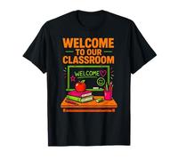 First Day Teacher Welcome to Our Classroom Cute Women ABCD T-Shirt