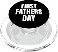 First Fathers Day New Dad Legend Begins Now Tees and More PopSockets PopGrip pour MagSafe