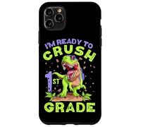 First Grade Back to School Crush 1st Day of School Dinosaure Coque pour iPhone 11 Pro Max