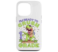 First Grade Back to School Crush 1st Day of School Dinosaure Coque pour iPhone 13 Pro