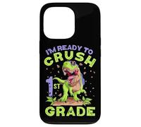 First Grade Back to School Crush 1st Day of School Dinosaure Coque pour iPhone 13 Pro