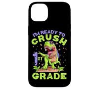 First Grade Back to School Crush 1st Day of School Dinosaure Coque pour iPhone 14 Plus