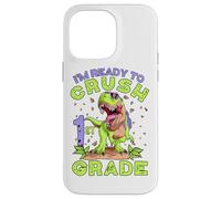 First Grade Back to School Crush 1st Day of School Dinosaure Coque pour iPhone 14 Pro Max