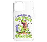 First Grade Back to School Crush 1st Day of School Dinosaure Coque pour iPhone 16 Pro Max