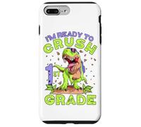 First Grade Back to School Crush 1st Day of School Dinosaure Coque pour iPhone 7 Plus/8 Plus