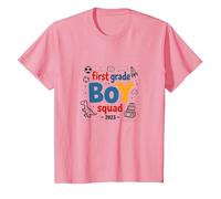 First Grade Boy Squad 2023 Adventure Fun T-Shirt, Enfant, Rose, 10 Ans