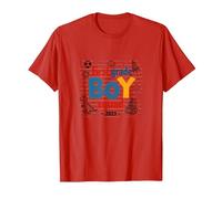 First Grade Boy Squad 2023 Adventure Fun T-Shirt, Homme, Rouge, L