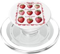 First Grade is My Jam Fraise Mignonne Maîtresse Classe PopSockets PopGrip pour MagSafe