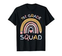 First Grade Squad Cute Retro Back to School, Garçons Filles Enfants T-Shirt Graphique avec Valeur