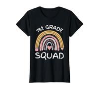 First Grade Squad Cute Retro Back to School, Garçons Filles Enfants T-Shirt Graphique avec Valeur