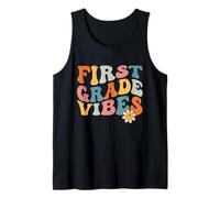 First Grade Vibes 1st Grade Teachers Retro 1st Day Of School Débardeur
