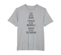 First Ideal Knights Radiant Variante 1 T-Shirt, Homme Grandes Tailles, Gris Chiné, 5X Tall