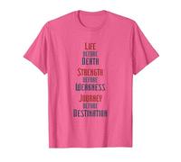 First Ideal Knights Radiant Variante 1 T-Shirt, Homme, Rose Chiné, L