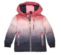 first instinct by killtec 43386-000 FISW 39 MNS QLTD JCKT Veste matelassée fonctionnelle pour enfant avec capuche et jupe pare-neige Rouge foncé 122/128